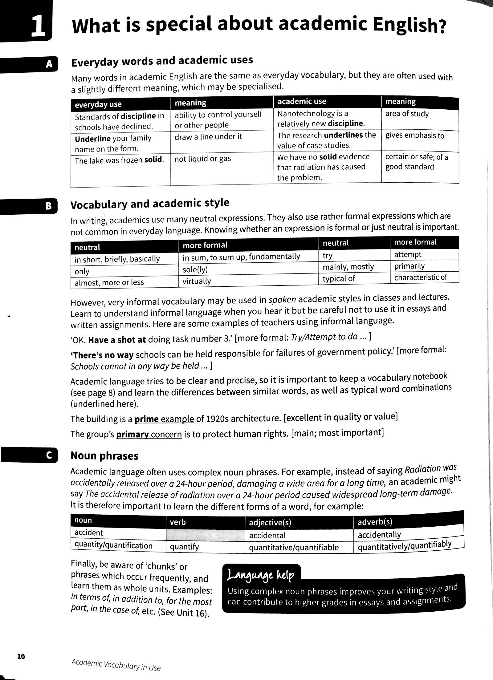 Academic Vocabulary in Use Edition with Answers Edition: Vocabulary Reference and Practice