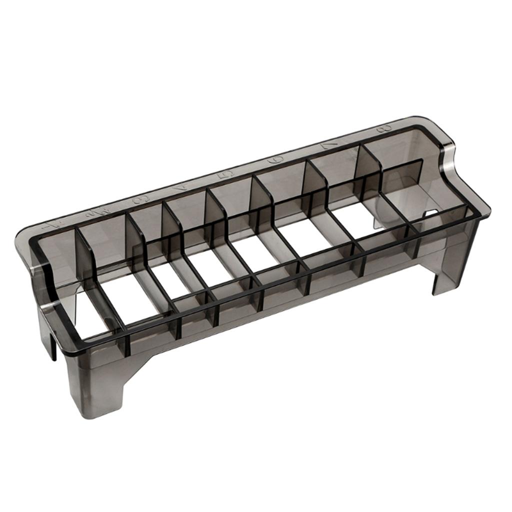 Rectangular Storage Rack Organizer for Guide - Clear Black