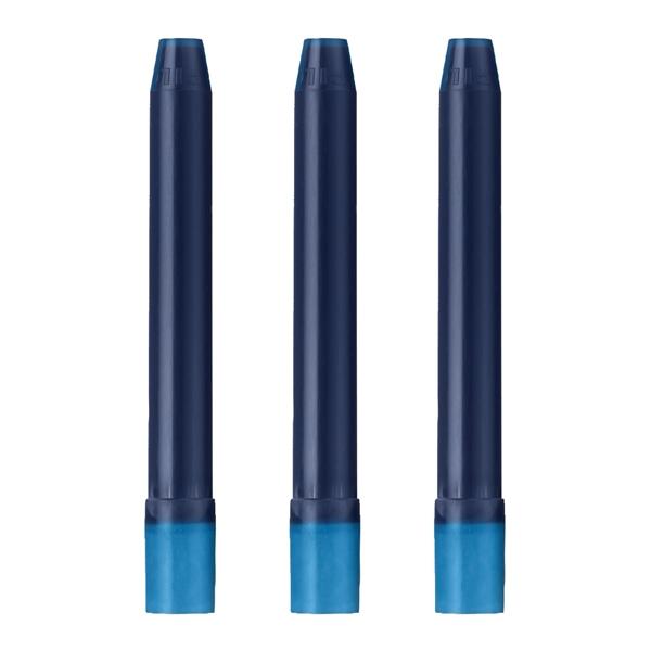 Hộp 3 Ruột Bút Mực Nước Pilot Hi-Tech Cartridge System V5/V7 BXS-LC-L-S3 - Màu Xanh