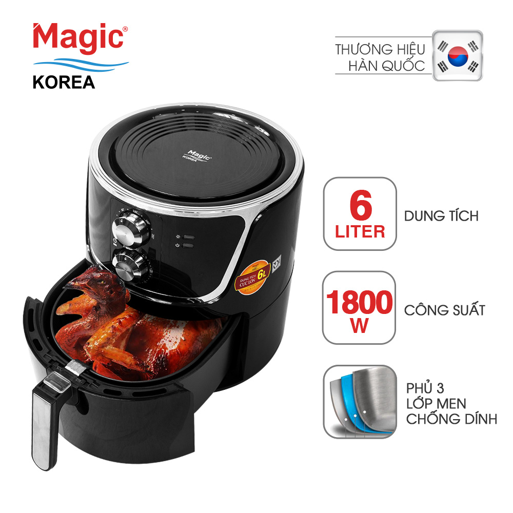 Nồi Chiên Không Dầu Magic A-801 (6.0 Lít)