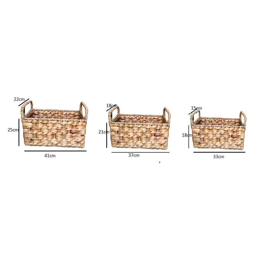 Sọt lục bình để đồ VIETHAND LBK_029