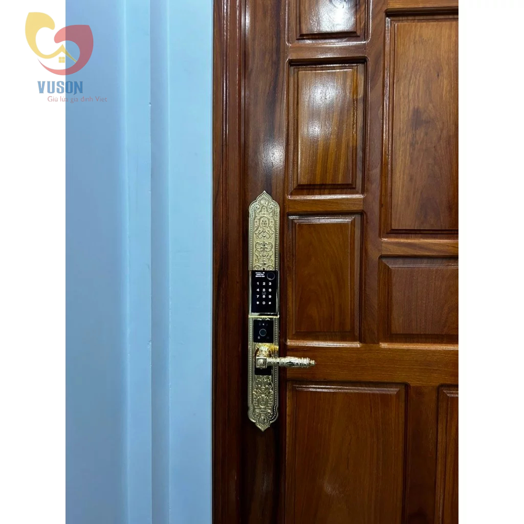 Khóa cửa đại sảnh Demax SL9862 Face ID, App Wifi - Hàng chính hãng