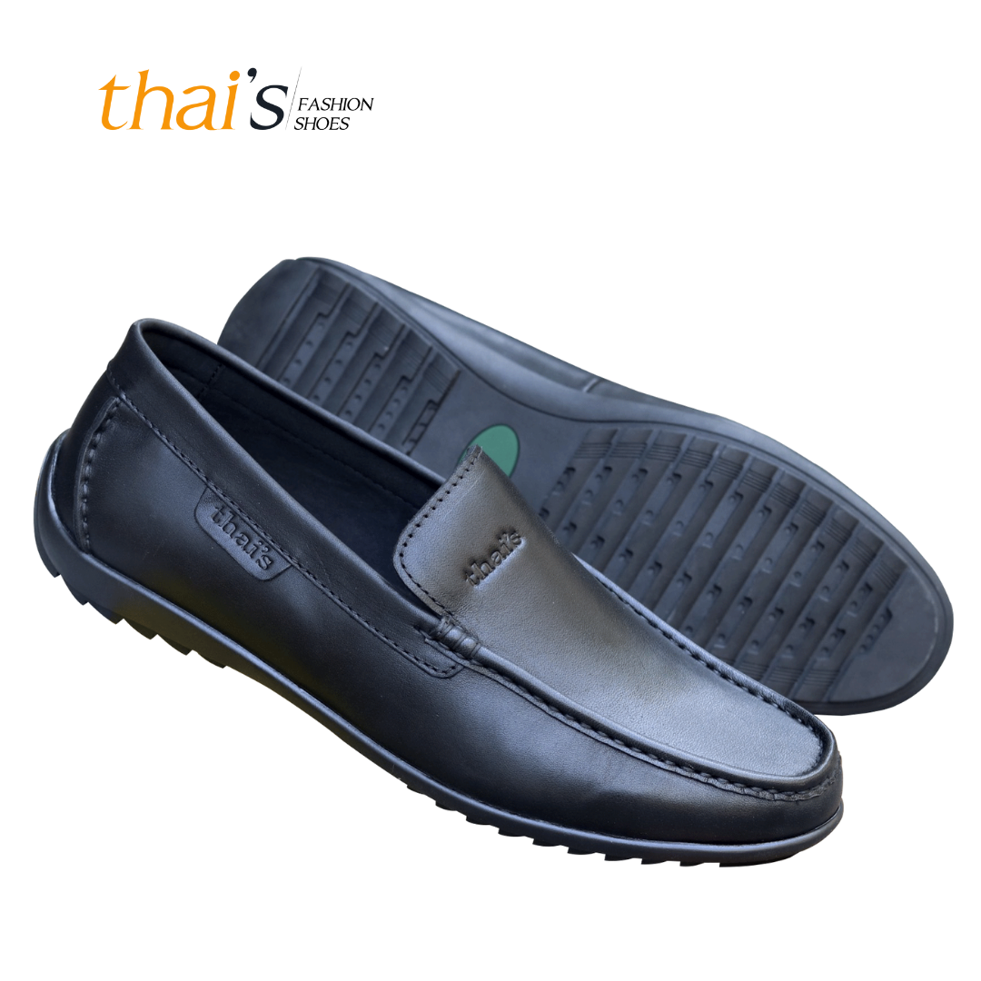 Giày da Thái Lan - giày lười nam, giày da bò thật, giày da công sở TH001