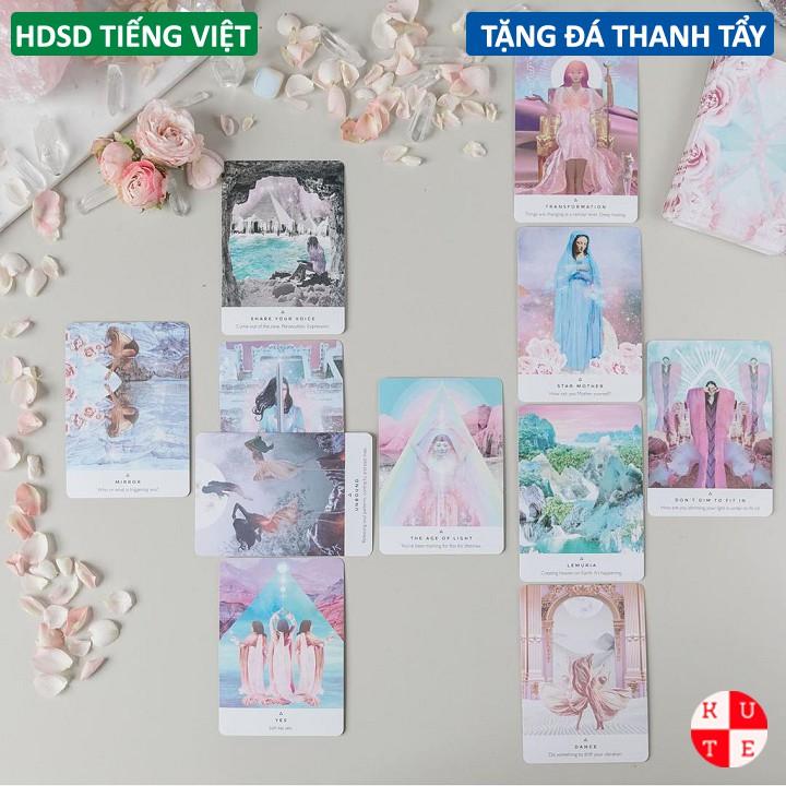 Bài Oracle Work Your Light Oracle 44 Lá Bài Tặng Hướng Dẫn Tiếng Việt Và Đá Thanh Tẩy