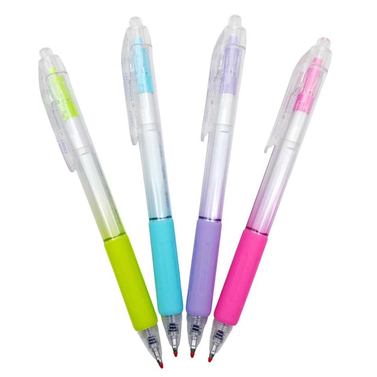 Bút Gel Bấm 0.5 mm - Deli EG057N-BL - Mực Xanh (Màu Thân Bút Giao Ngẫu Nhiên)