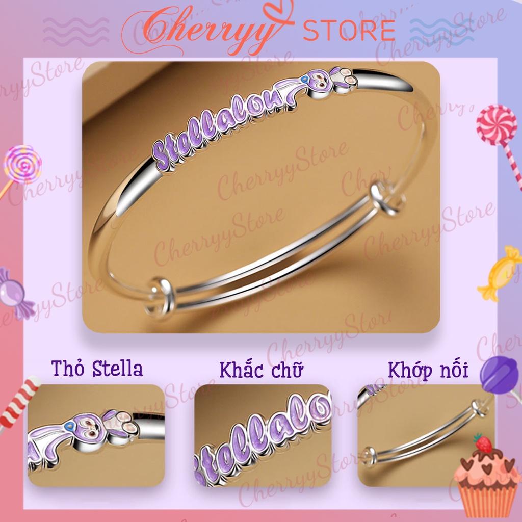 Vòng Tay Thỏ Stella Lou Bạc 925 Cao Cấp Có Thể Điều Chỉnh Size - Lắc Tay Bạc Cao Cấp Không Gỉ - Quà Tặng Bạn Gái