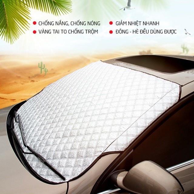 Bạt vải dù Oxford tráng bạc bảo vệ xe Kia Morning thông minh, áo che trùm phủ kín xe ô tô 5 chỗ chống nắng, nóng, mưa