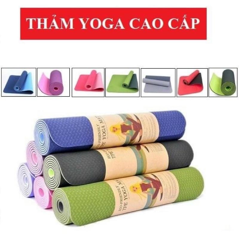 Thảm Tập Yoga 2 Lớp Chống Trơn Trượt