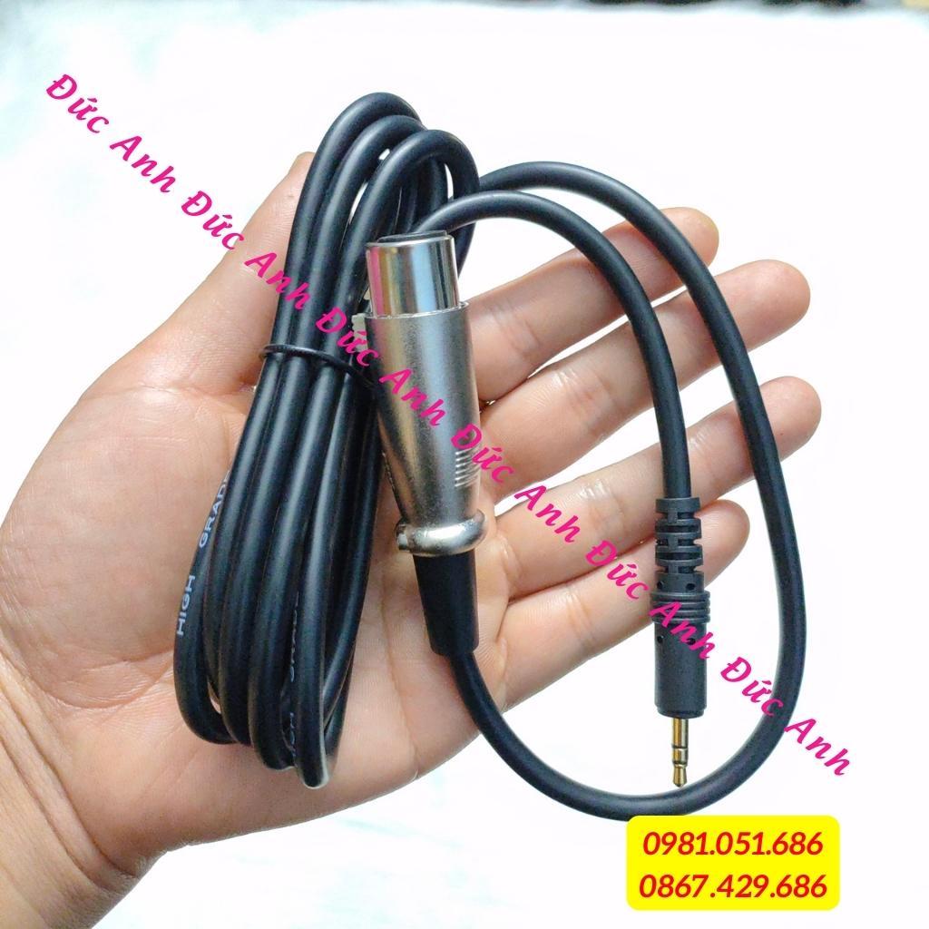 DÂY XLR - 3.5 chuyên dụng cho mic thu âm và sound card lọc nhiễu tốt cho âm thanh chuẩn nhất