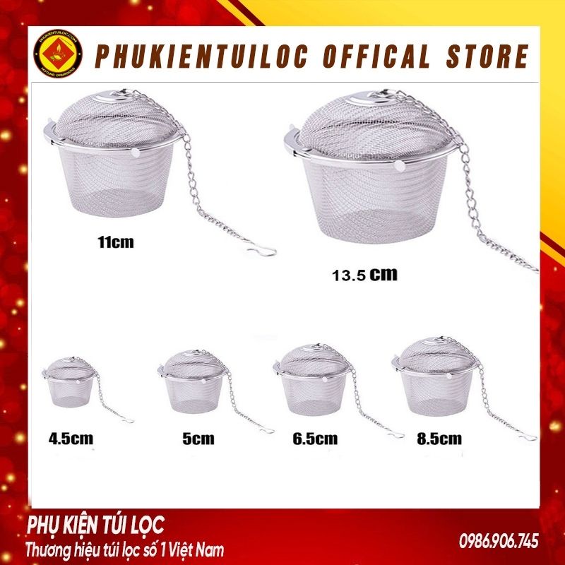 Quả Lọc Trà Inox