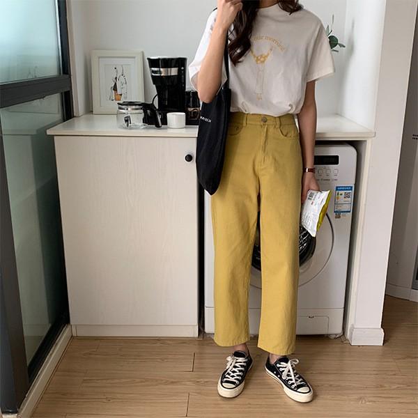 Quần Jean eo cao – Hàng có sẵn