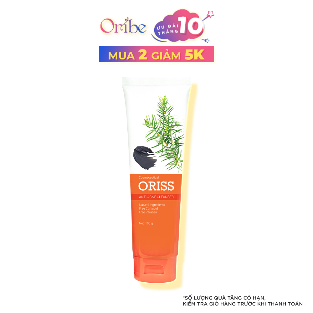 Sữa Rửa Mặt Tạo Bọt Ngừa Mụn Oriss 100g - Chuyên Dành Cho Da Mụn