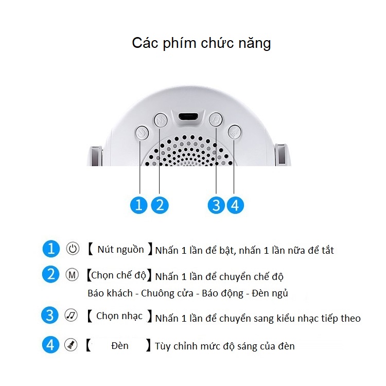 Báo Khách Cảm Biến Chuyển Động Hồng Ngoại MR-SF23R