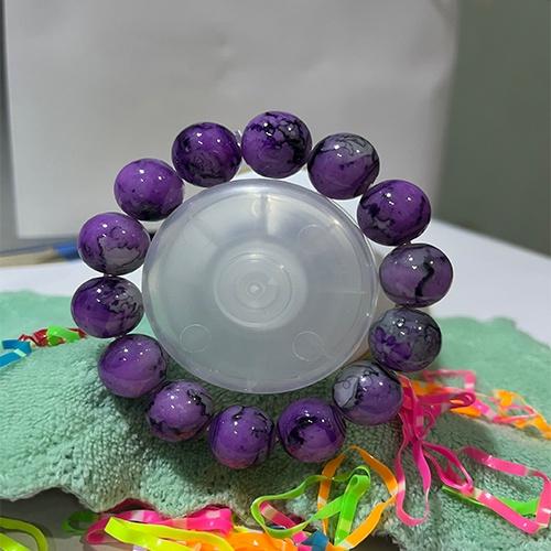 Vòng tay chuỗi đá thiên nhiên nhiều màu 14li