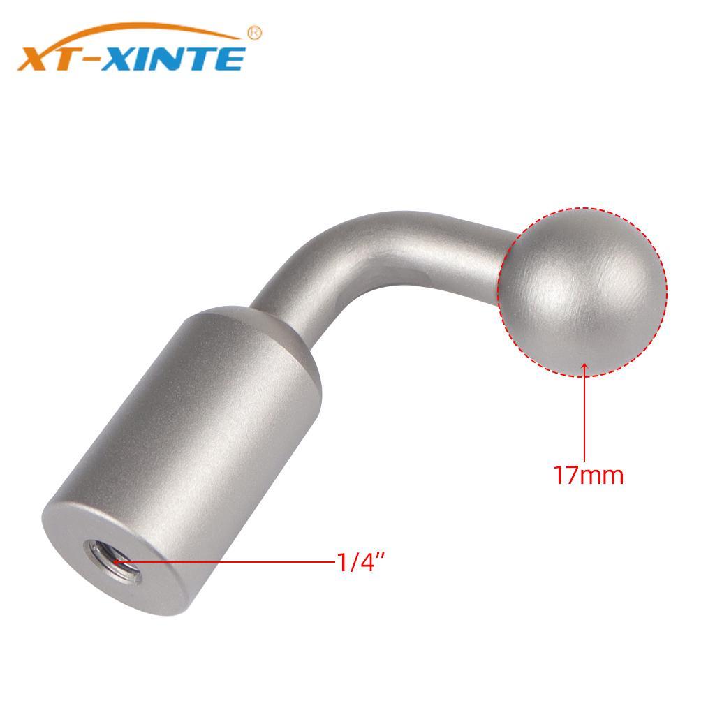 Hợp Kim Nhôm 17Mm Ballhead Adapter Đến 1/4 "Lỗ Vít Gắn Giá Đỡ Cho Chân Máy Chụp Hình Selfie Tay Cầm Chân Đế Bóng Gắn Bộ Chuyển Đổi