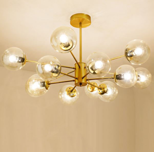Đèn chùm INSOL sang trọng, tinh tế trang trí phòng khách hiện đại - kèm bóng LED chuyên dụng