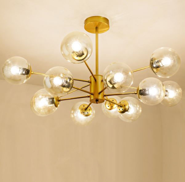 Đèn chùm INSOL sang trọng, tinh tế trang trí phòng khách hiện đại - kèm bóng LED chuyên dụng.