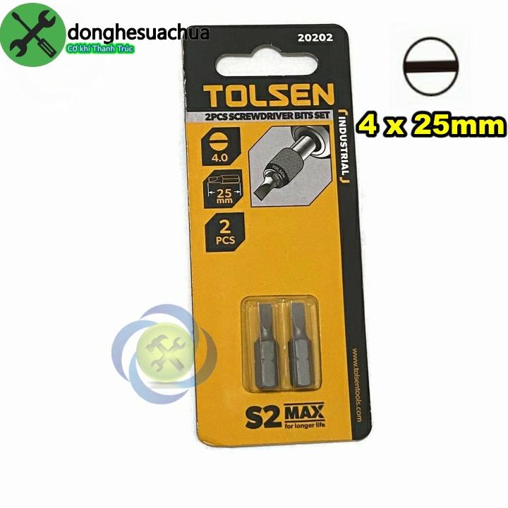 Mũi vít dẹp 4mm Tolsen 20202