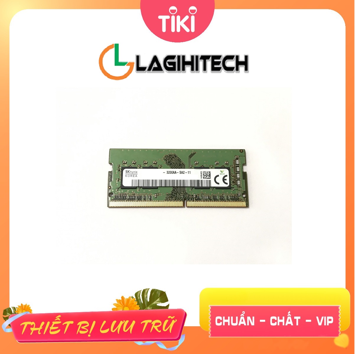 RAM Laptop DDR4 Hynix 4GB Bus 3200 SODIMM - Hàng Nhập Khẩu