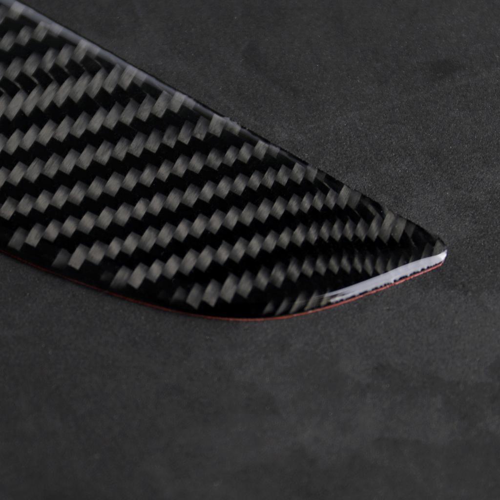 2X Car Carbon Fiber Center Console Stripe