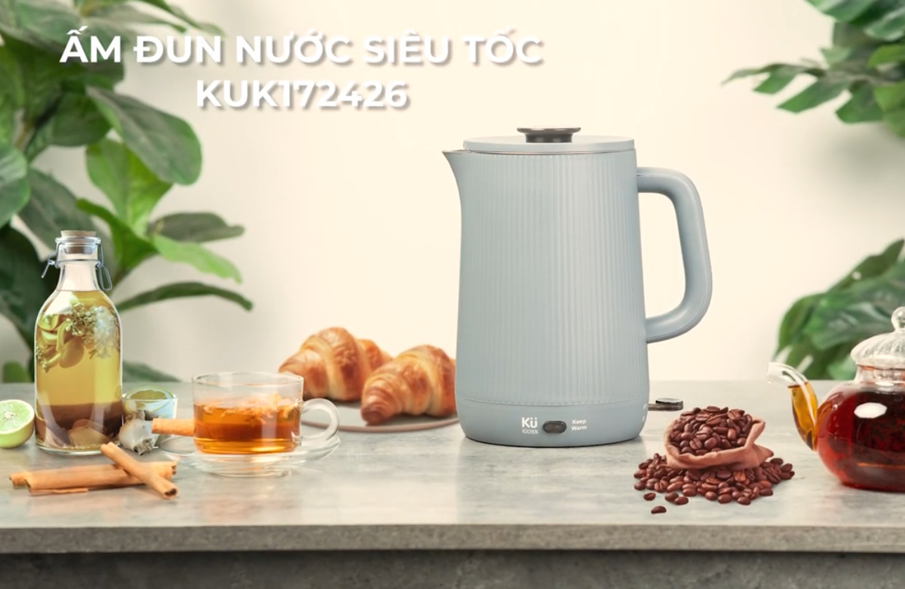 Ấm Đun Nước Siêu Tốc KUCHEN K172426 - Hàng Chính Hãng