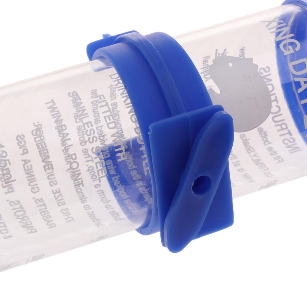 Kennel Cage Water Dispenser 125ML Pet Dog Water Bottle for Bunny Hamster