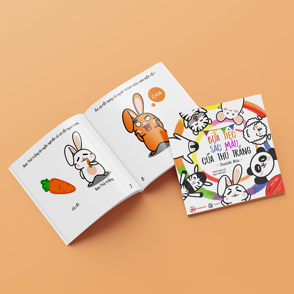 Combo 4 cuốn truyện tranh Ehon Nhật Bản - Điều Kỳ Diệu Từ Những Màu Sắc - Dành cho trẻ từ 0 - 6 tuổi