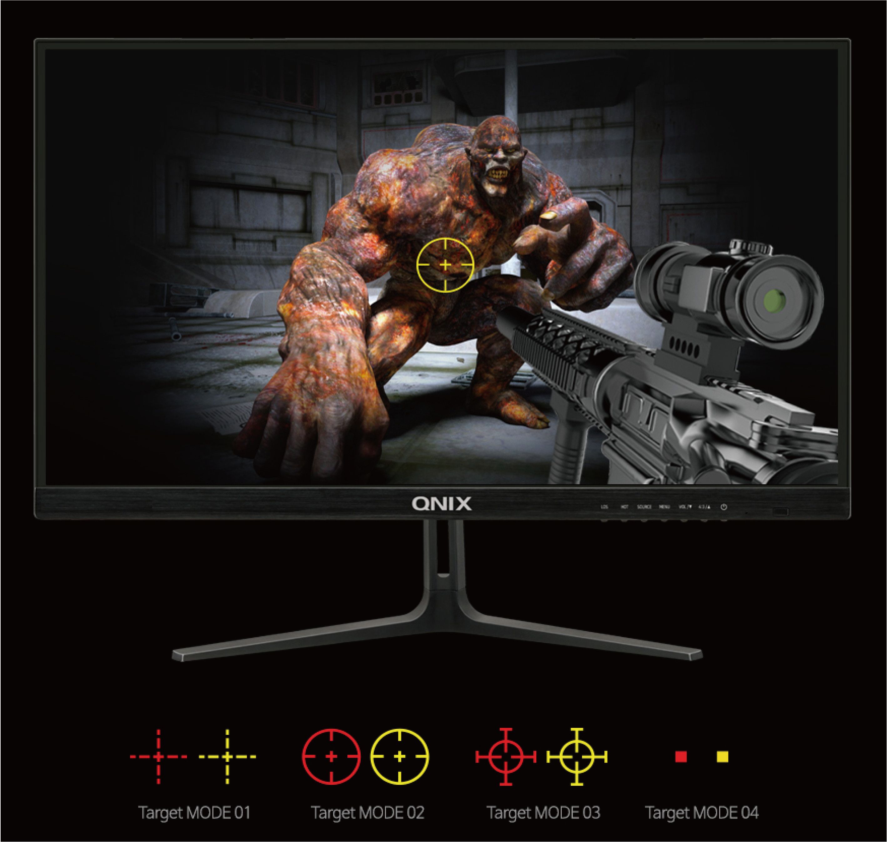 Màn Hình Gaming QNIX (27inch,165Hz) QX-GM27F165-Hàng Nhập Khẩu