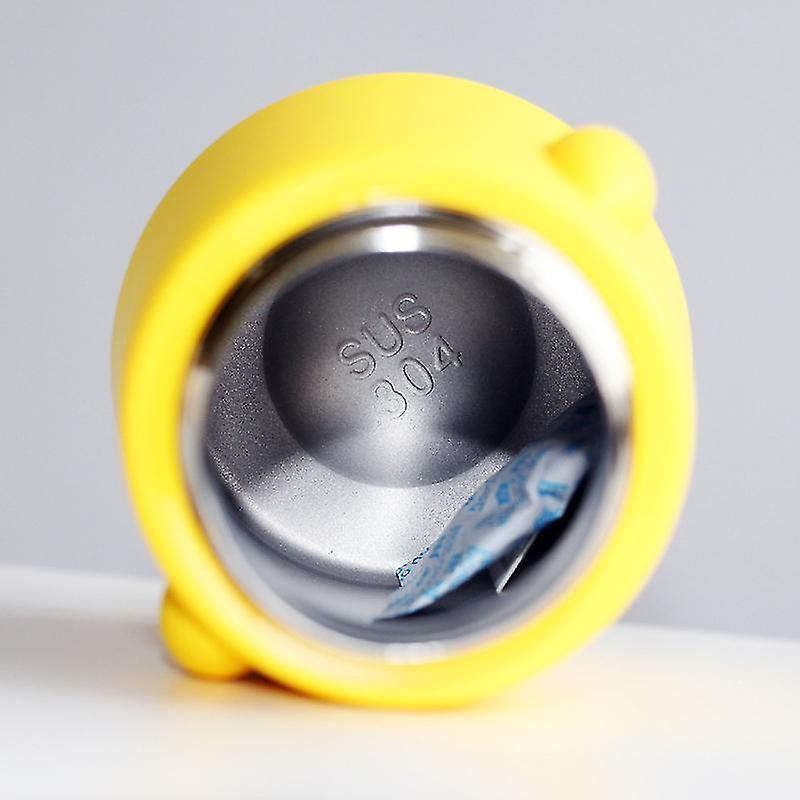 248ml Chai nước hoạt hình dễ thương Di động Cúp nước bằng thép không gỉ Cúp máy chân không chống nhiệt （Vịt nheo mắt）