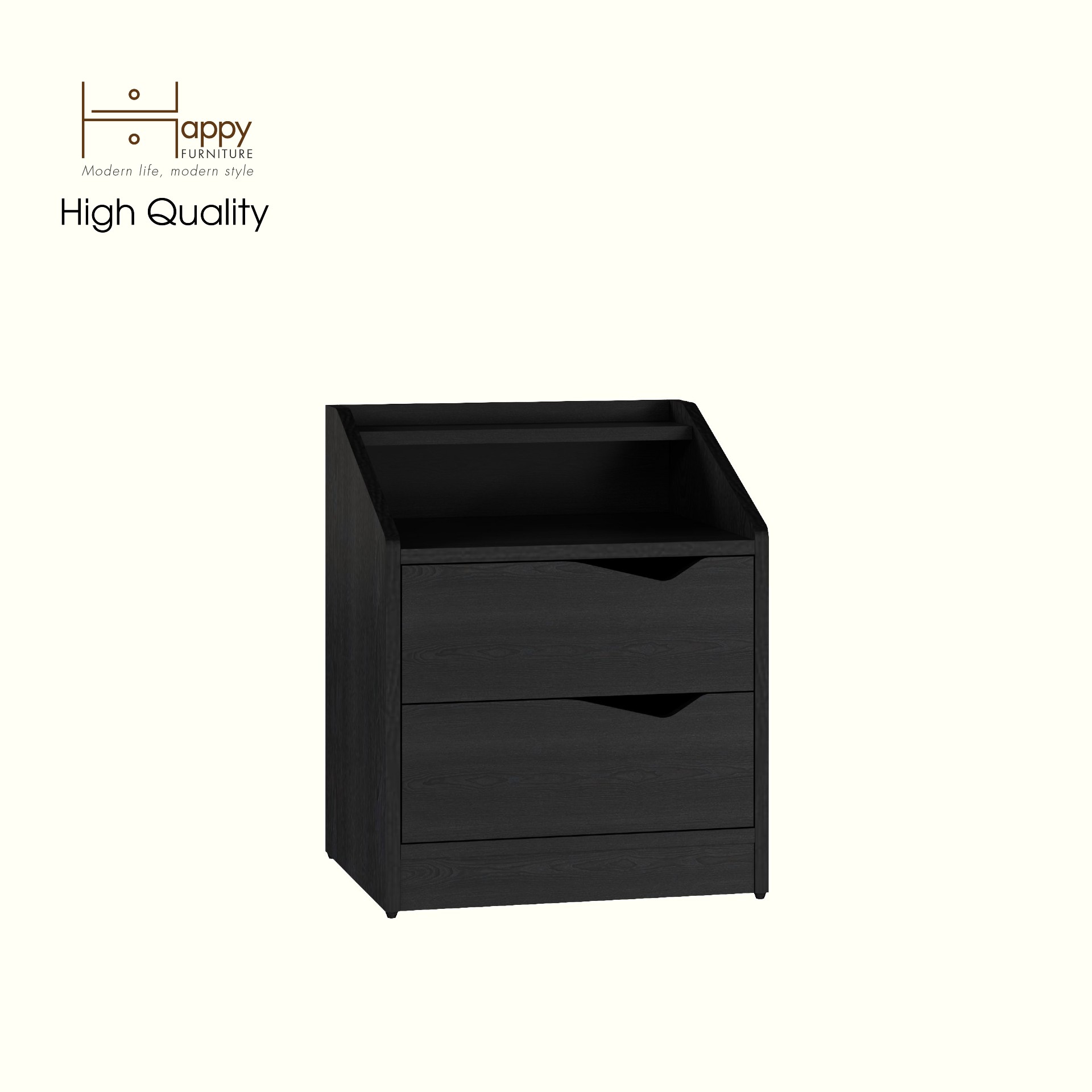 [Happy Home Furniture] WINNI, Táp đầu giường 2 ngăn kéo , 46cm x 40cm x 56cm ( DxRxC), THK_138