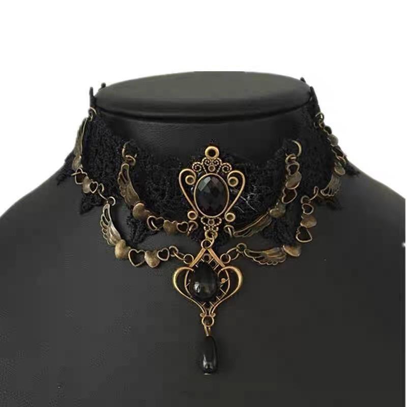 Choker ren cổ điển phong cách cosplay - Arora boutique