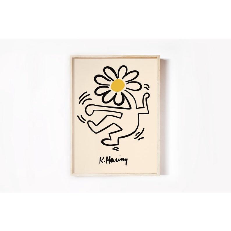 Tranh canvas Keith Haring Pop Art