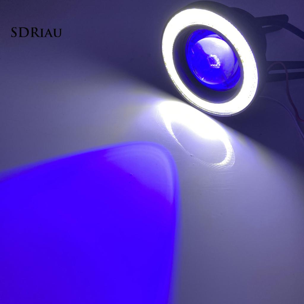 Set 2 Đèn Led Sương Mù 64mm Chống Nước Bằng Nhôm Cho Xe Mô Tô