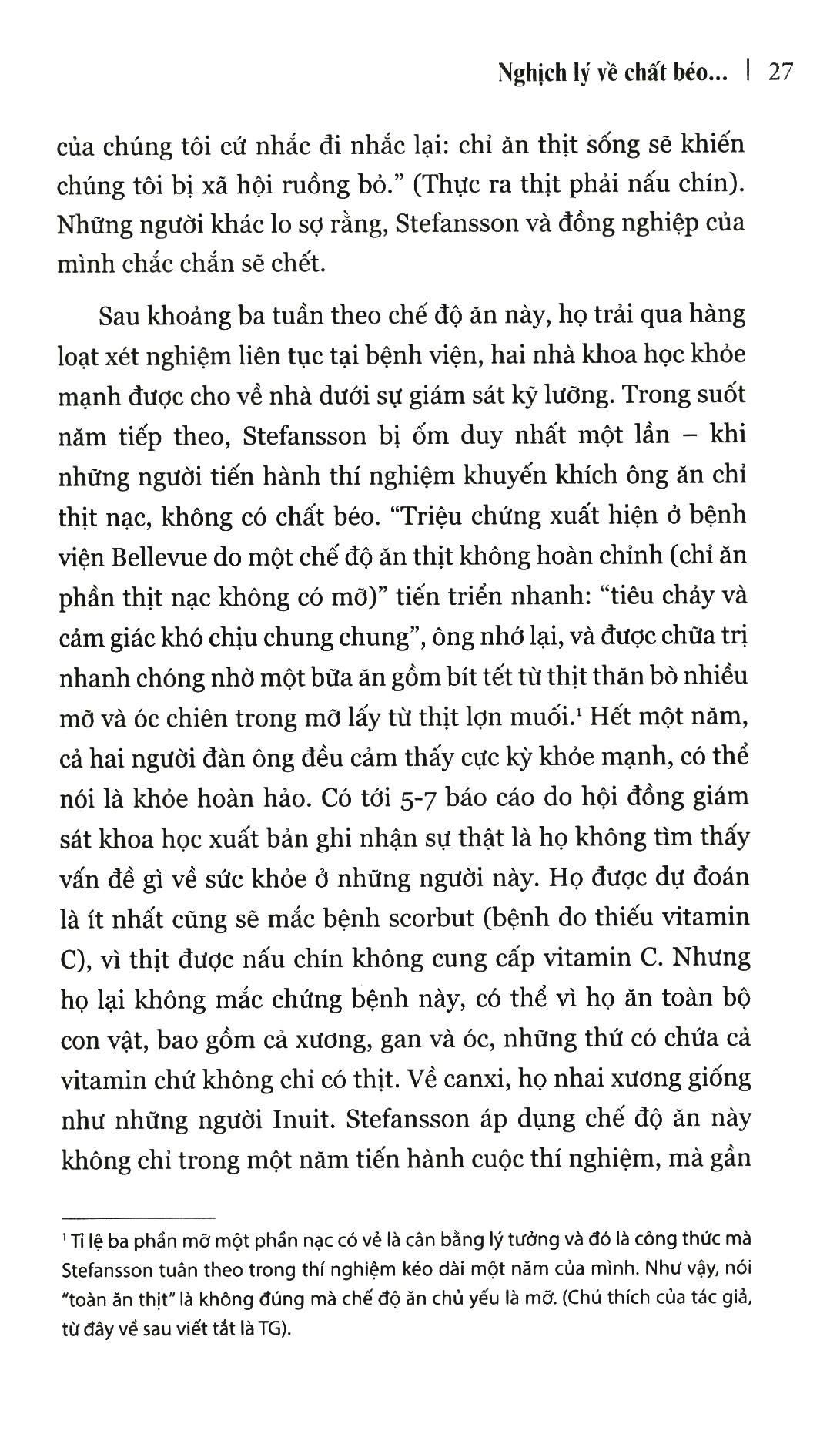 Bất Ngờ Lớn Về Chất Béo