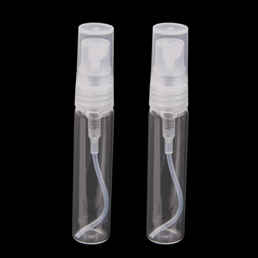 2PCS 5ml Empty Spray Bottle Perfume Atomizer Travel Sample Refill Container
