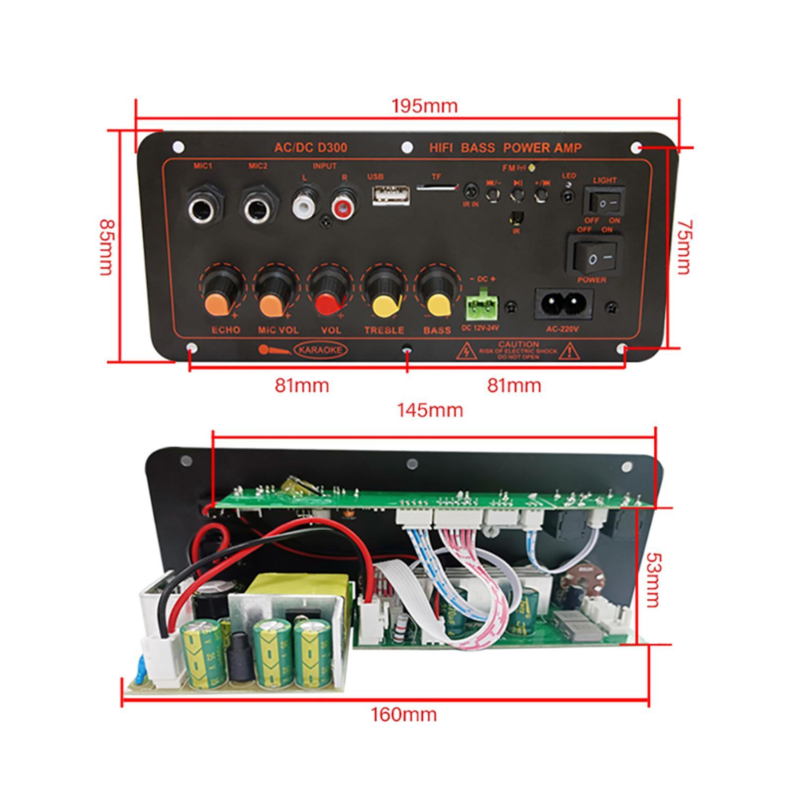 Audio Amplifier Board 100W Premium Subwoofer Amplifier Module for Home Audio