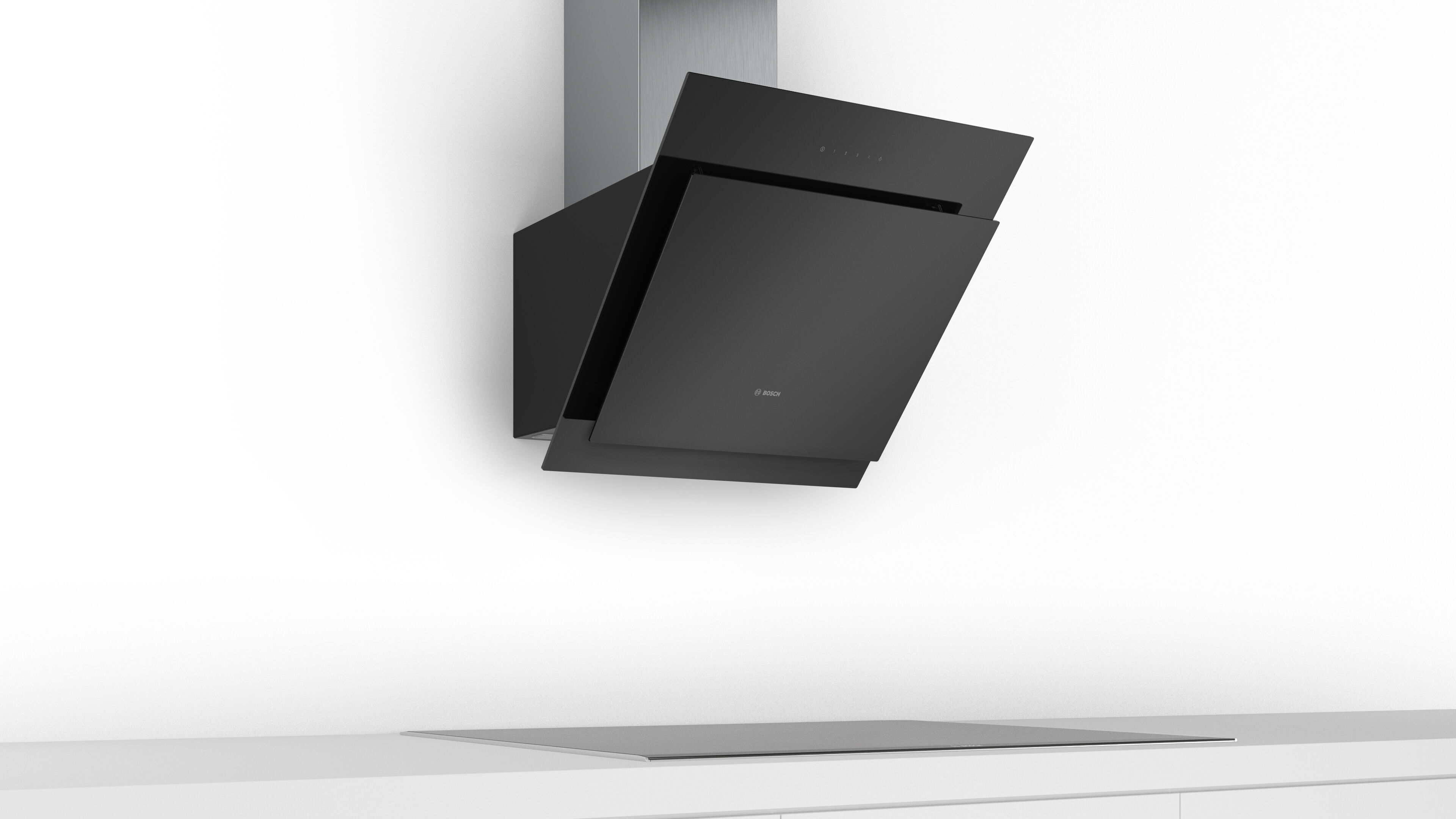Máy hút mùi gắn tường Bosch DWK67CM60B - Series 4 mặt kính nghiêng - Hàng chính hãng