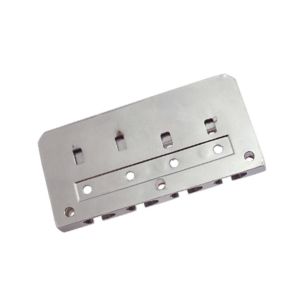 2x 4 String Bass Guitar Bridge with Wrench Screws Musical Parts