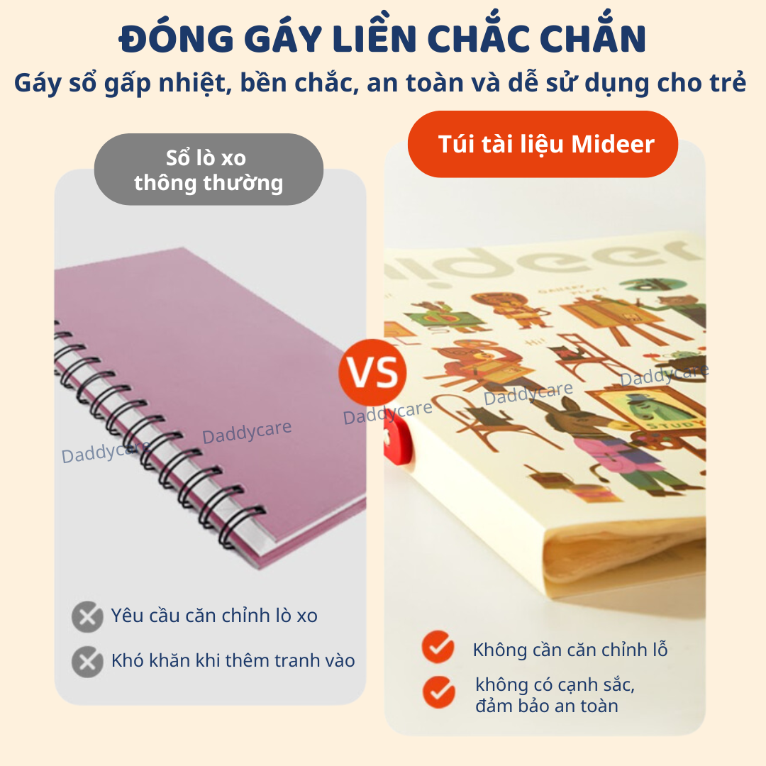 Túi Đựng Tài Liệu Nhiều Ngăn Mideer Colorful Creation Gallery túi đựng giấy A3