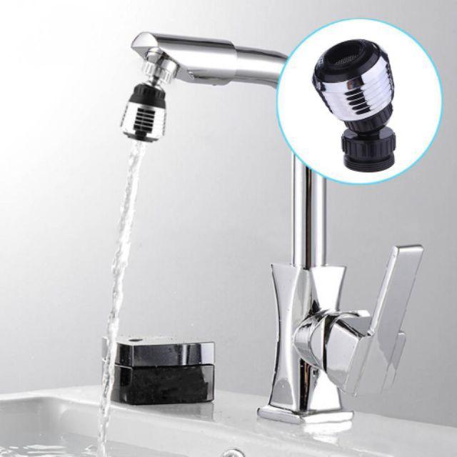 Đầu vòi rửa tăng áp cực mạnh xoay 360 độ