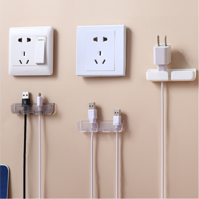 Bộ 3 giá đỡ cố định cáp sạc điện thoại tai nghe gắn tường, kệ sạc điện thoại tiện lợi GD709-3SacDT