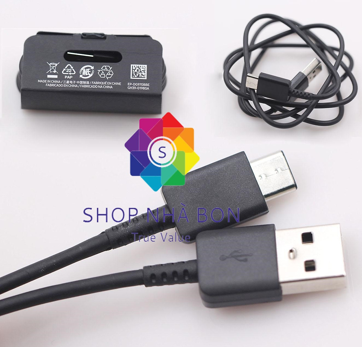 Dây cáp sạc nhanh S10 USB to C dùng cho điện thoại Samsung,OPPO,IPhone 15- hàng Chính hãng