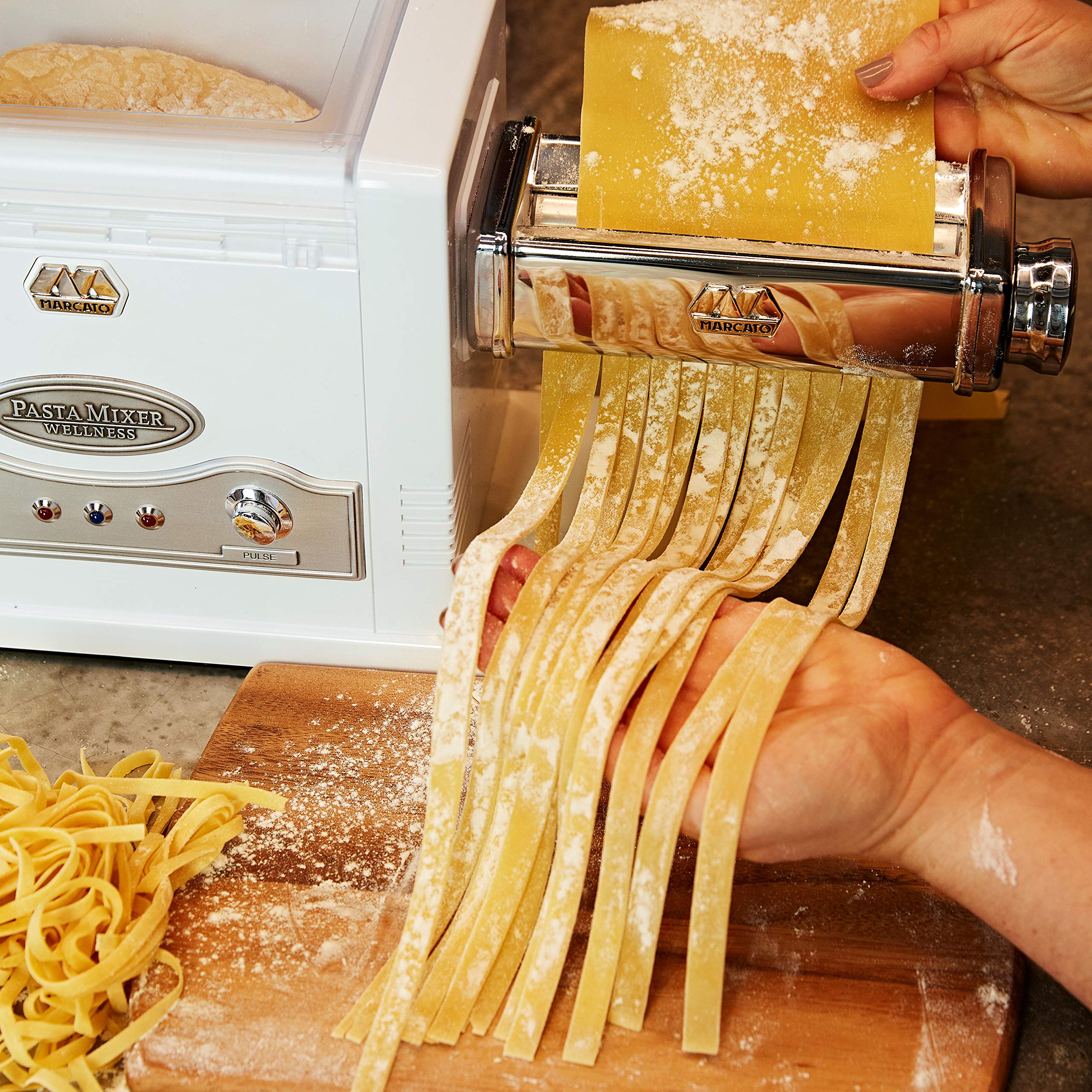Máy Trộn Bột Và Cắt Mì Ý Marcato Pasta Fresca Xuất xứ Ý