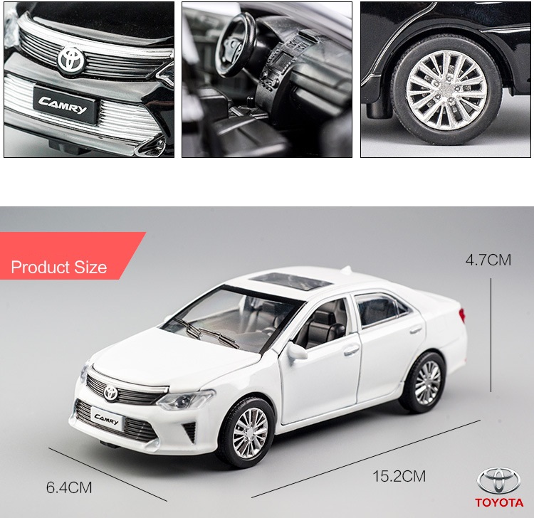 Xe Mô Hình Hợp Kim Camry Tỉ Lệ 1:32 Đồ Chơi Quà Tặng, Trưng Bày