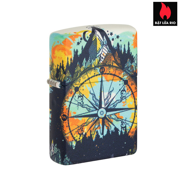 Bật Lửa Zippo 49805 – Zippo Compass Design 540 Color Glow In The Dark