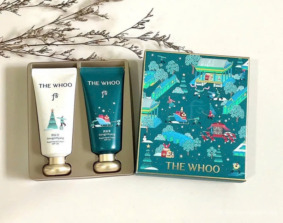 Set Kem dưỡng da tay Whoo Royal Hand Cream SPF10