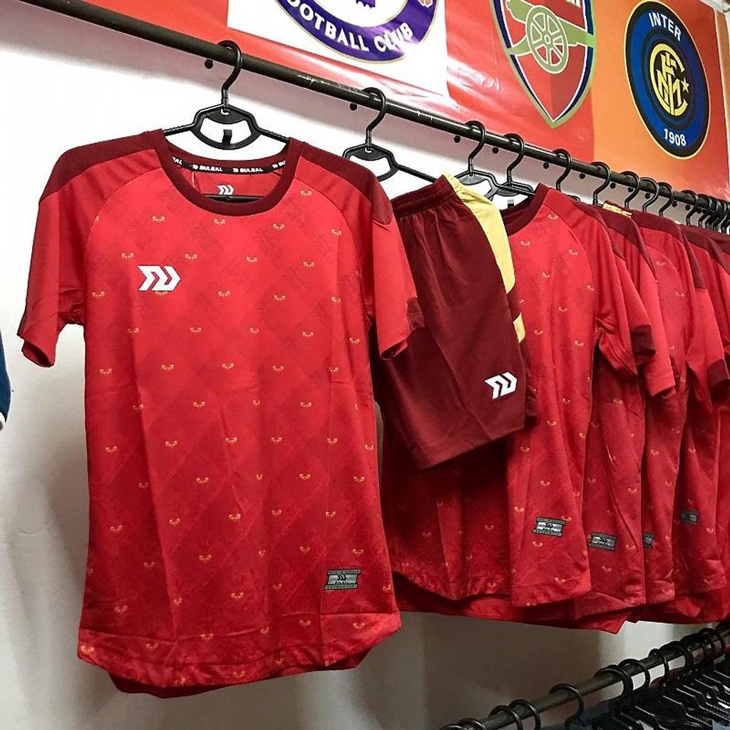 Bộ quần thể thao cao cấp áo bóng đá Bulbal Đỏ 2022