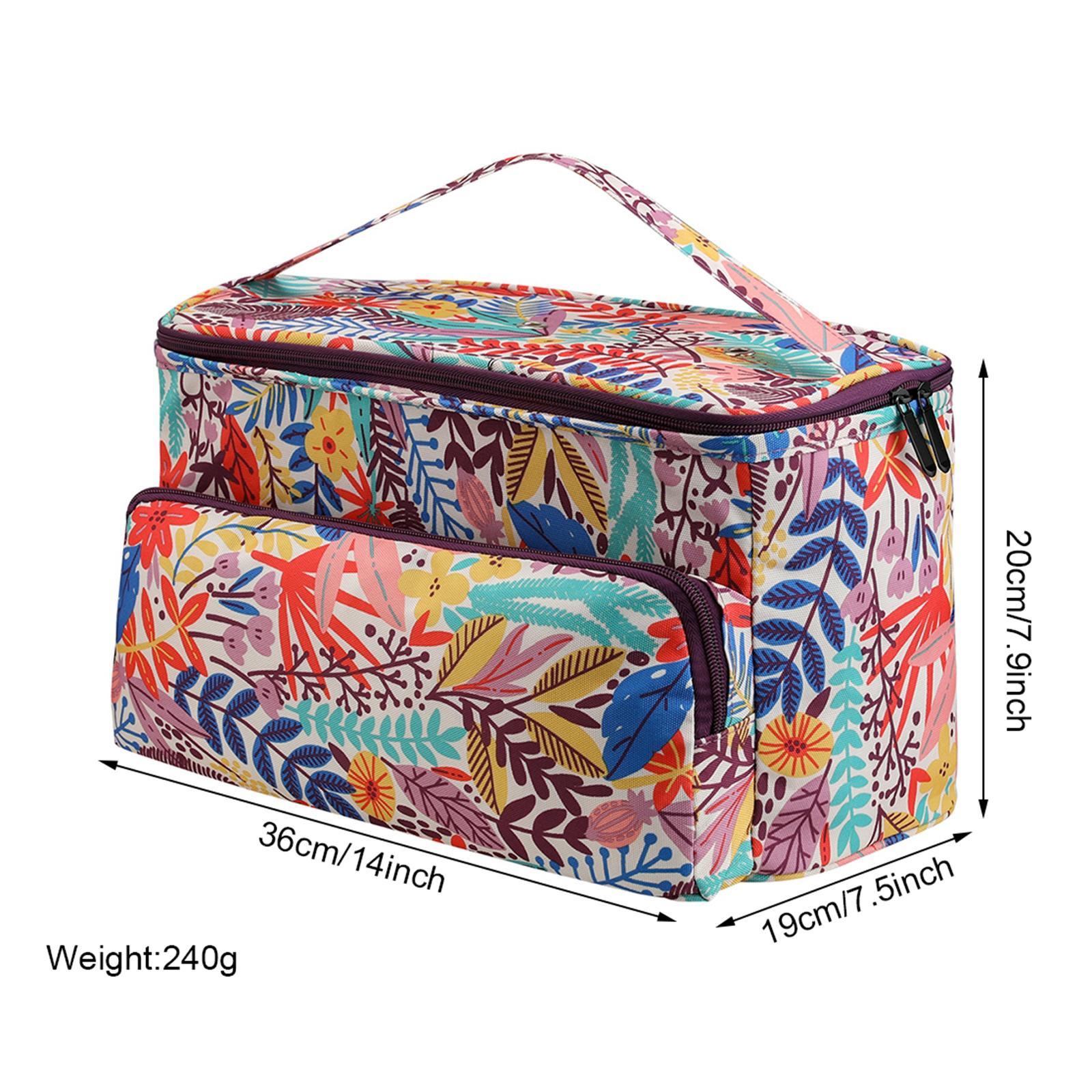 Travel Yarn Storage Bag Knitting Accessories Organizer Case for Wool Ball