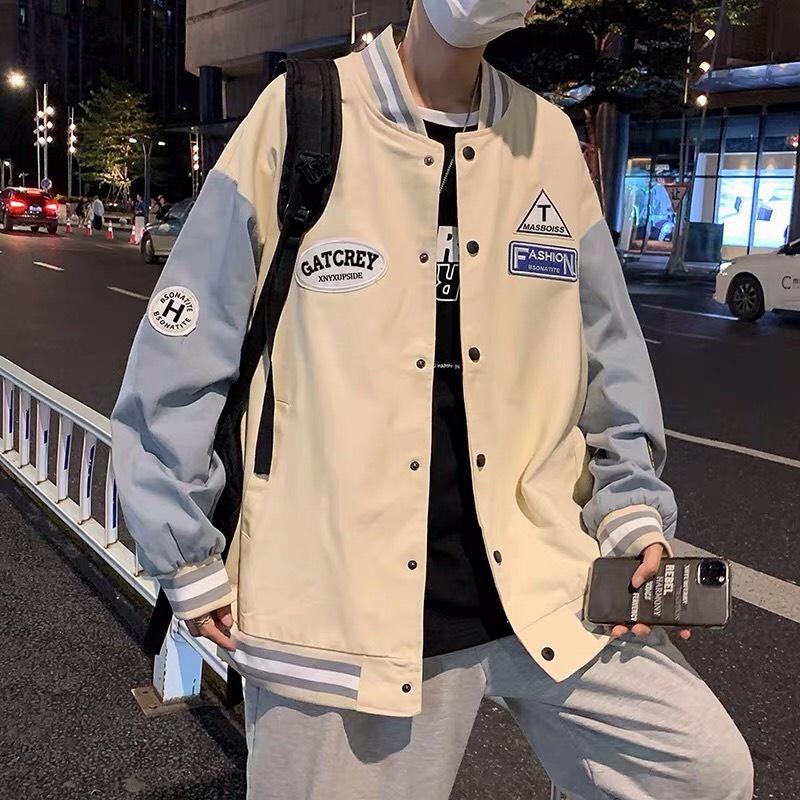 Áo bomber nam nữ unisex khoác gió jacket dù 2 lớp cúc bấm form rộng local brand ulzzang phong cách hàn quốc đep MASBOISS