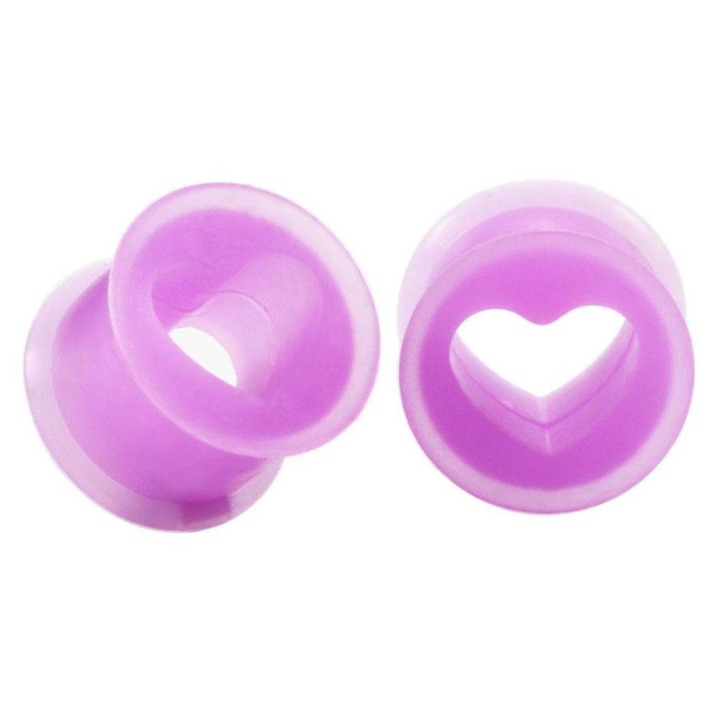 Silicone Ear Gauges 8mm White